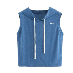 Sleeveless hoodie